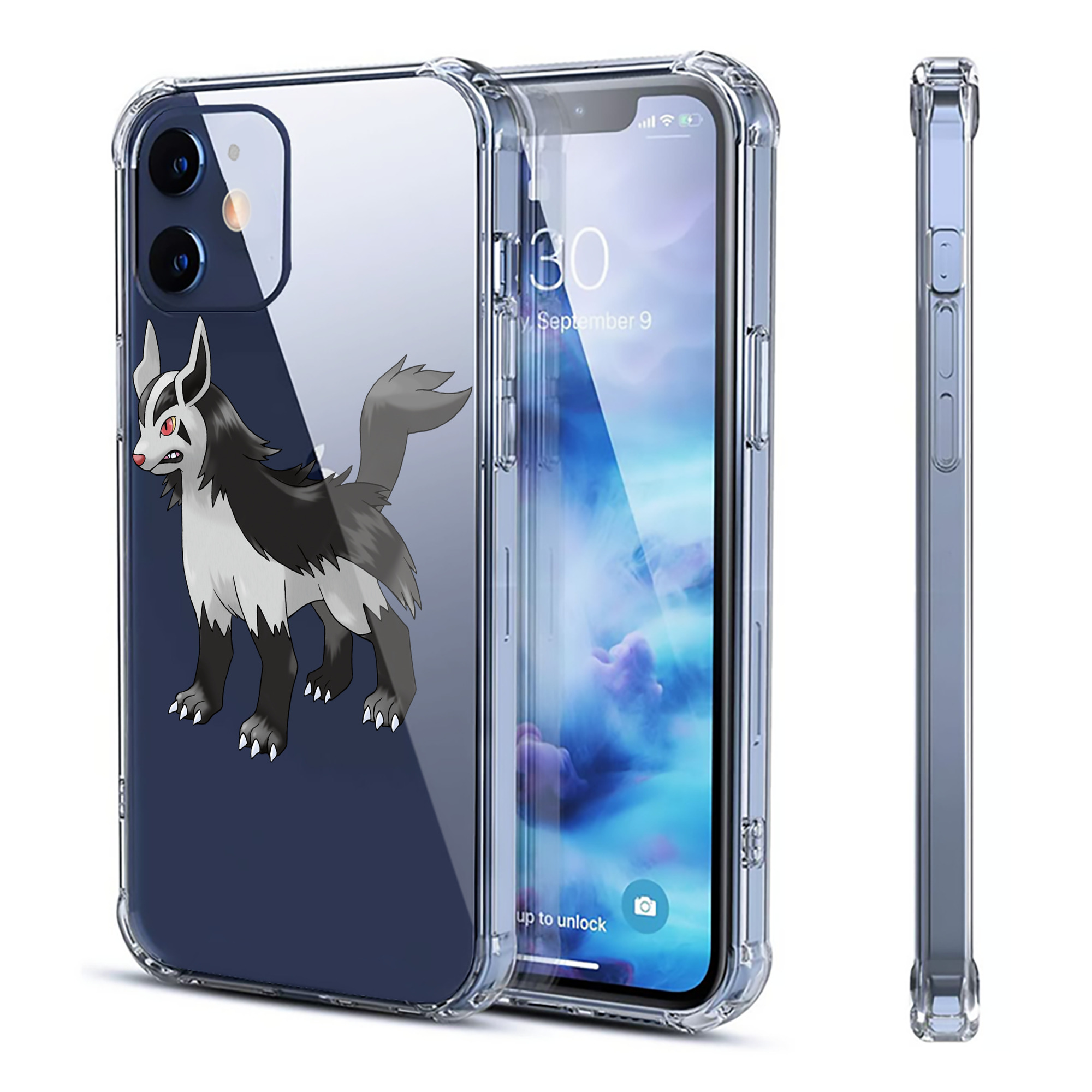 （画像用） ポケットモンスター Pokémon 【iPhone 12シリーズ対応】透明スマホケース（クリアソフトケース）